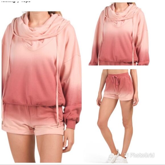 NWT hoodies and shorts Young Fabulous & Broke Piper set size S - Picture 1 of 6